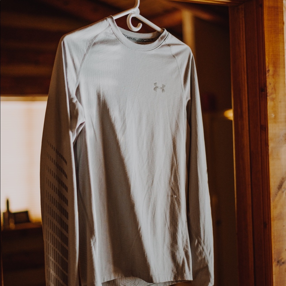Under armor running shirt.